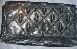 Vintage Black Walborg Clutch
